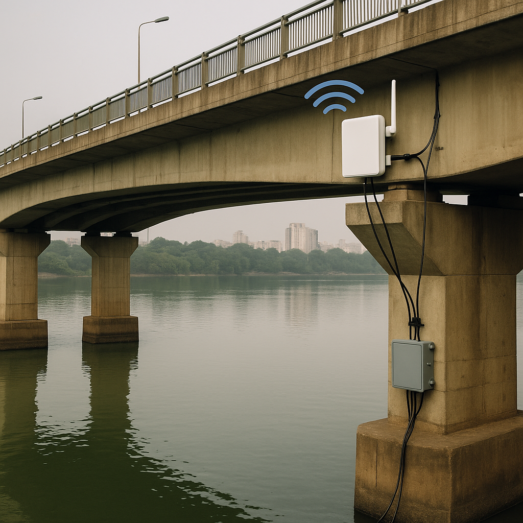 Kalwa Bridge Structural Monitoring